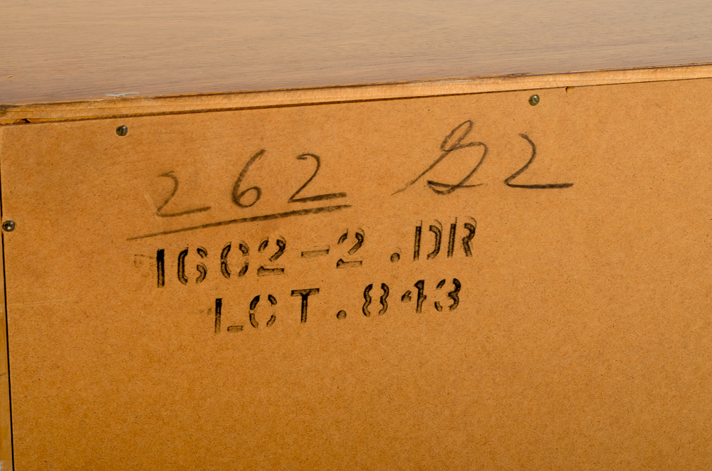 American of Martinsville Modernist Dresser with Mirror