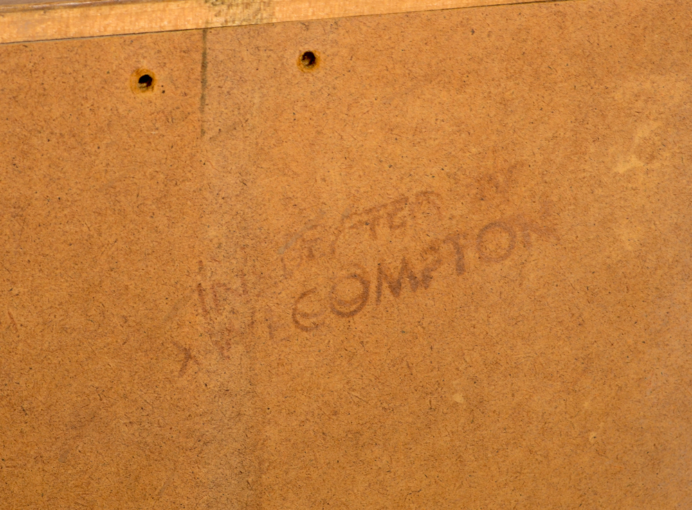 American of Martinsville Modernist Dresser with Mirror