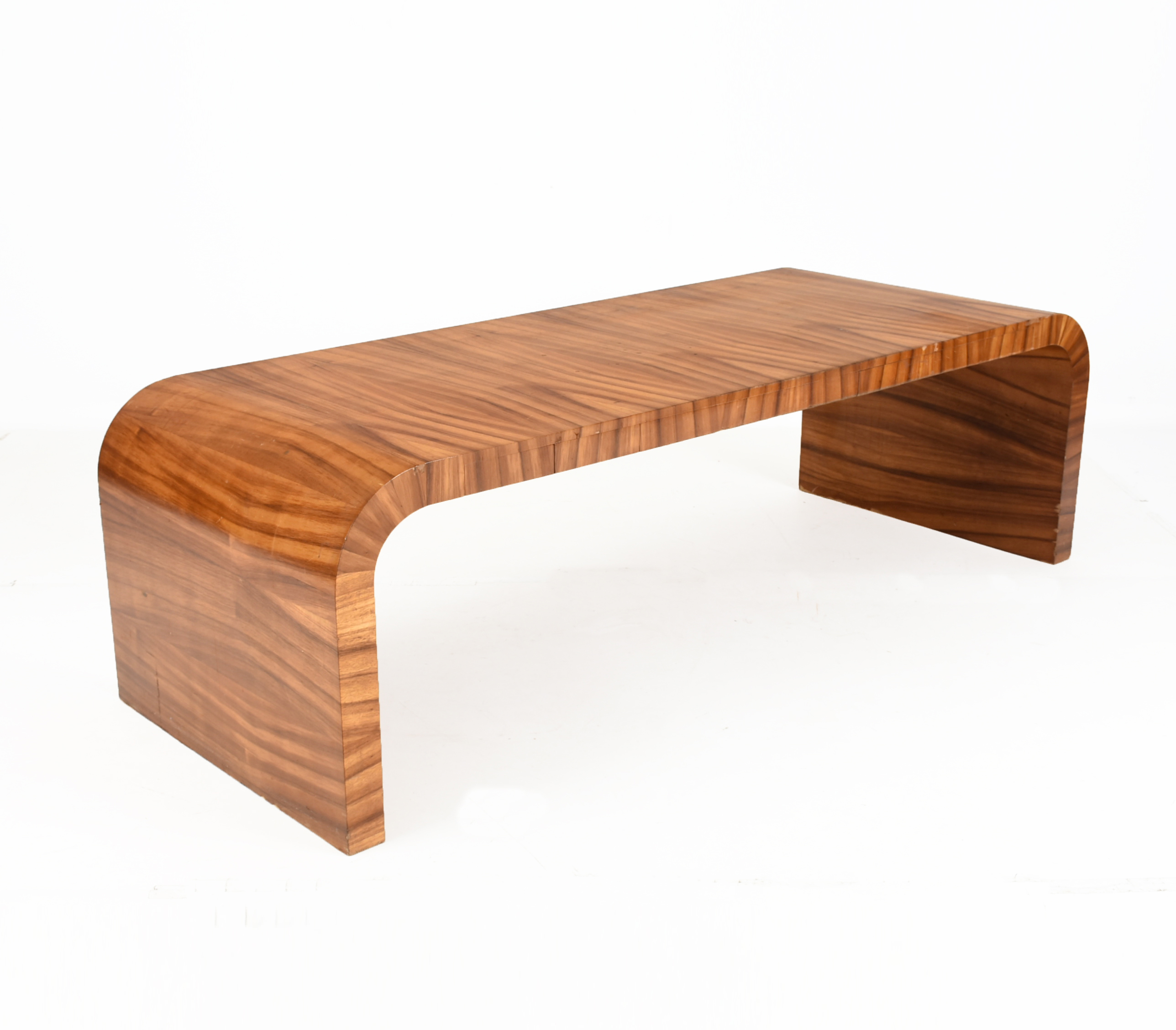 Zebrawood Waterfall Edge Desk