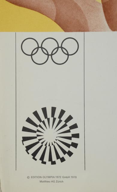 Allen Jones 1972 Munich Olympics Poster