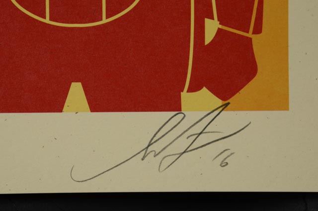 Shepard Fairey "Obey 3 Face Collage" Signed Giclee on Paper Set