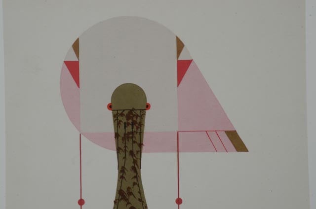 Charley Harper Posthumous Offset Lithograph "Spoon-fed"