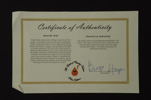 Charley Harper Posthumous Offset Lithograph "A Good World"