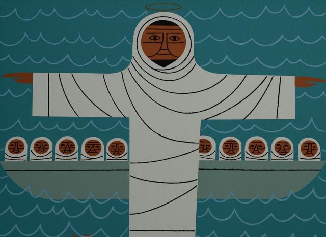 Edie Harper Signed Limited Edition Serigraph "WOW!"