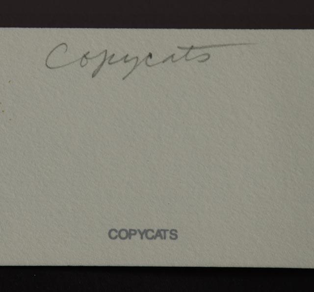 Edie Harper Signed Limited Edition Serigraph "Copycats"