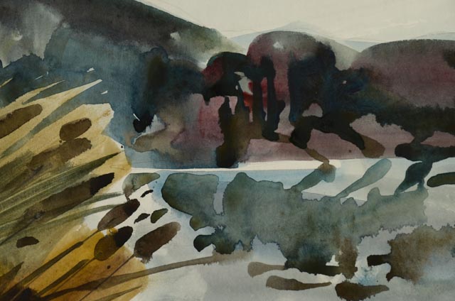 Jack Meanwell Original Watercolor Landscape