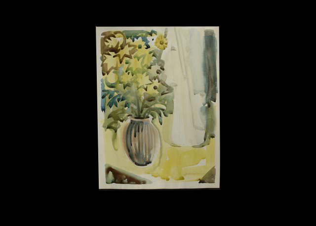 Jack Meanwell Original Watercolor Floral Still Life