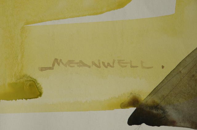 Jack Meanwell Original Watercolor Floral Still Life