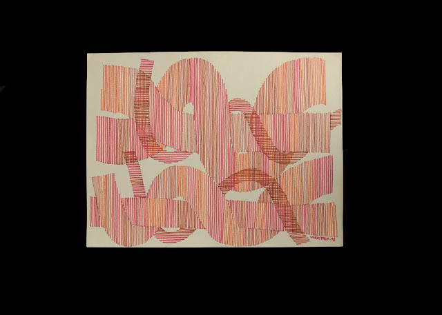 Margaret Wenstrup Original Abstract Marker Drawing