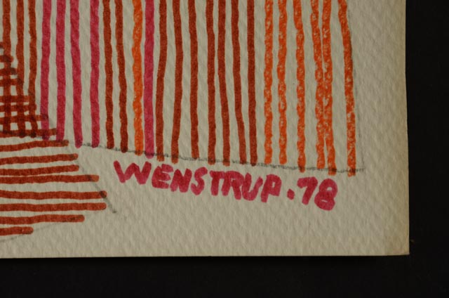 Margaret Wenstrup Original Abstract Marker Drawing