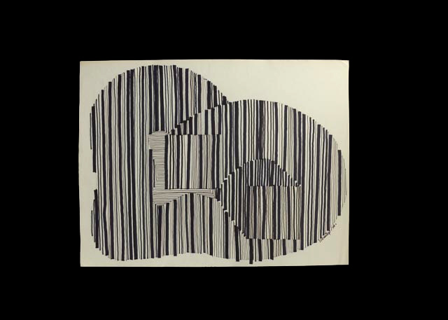 Margaret Wenstrup Original Abstract Marker Drawing