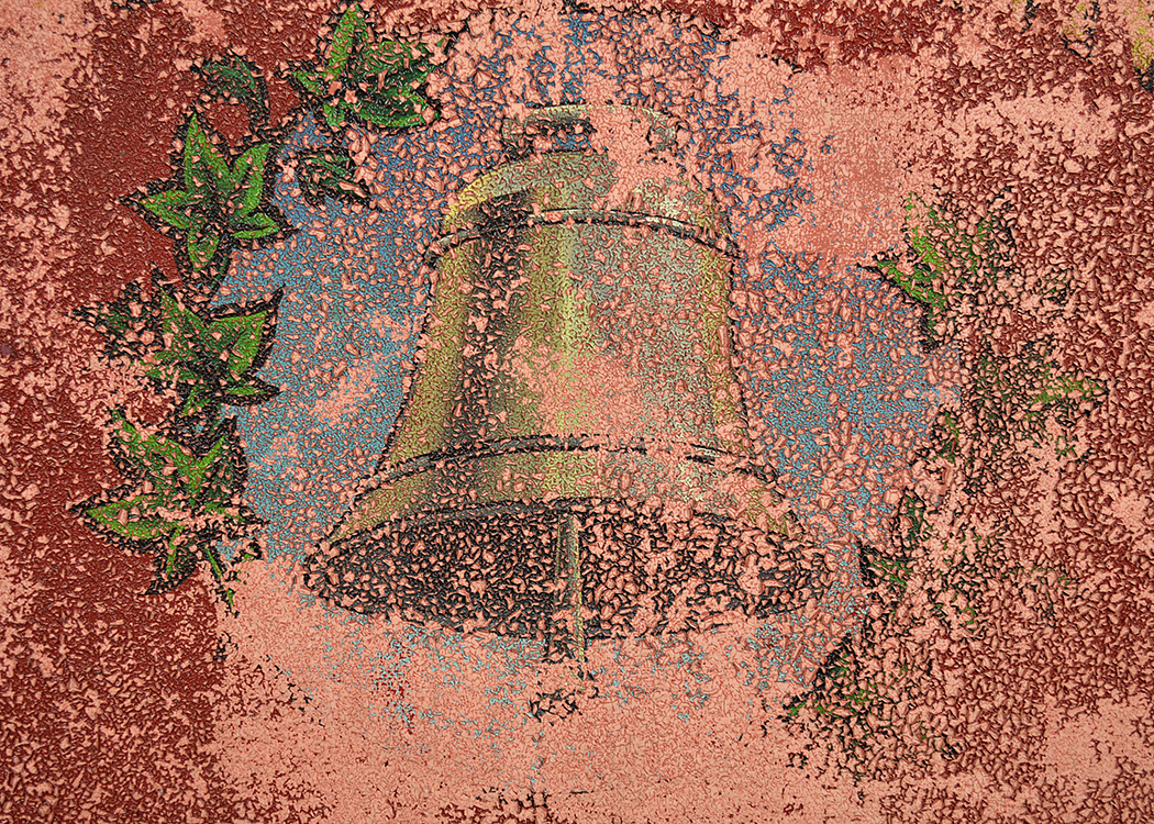 "The Bell Inn" Red Wooden English Pub Sign