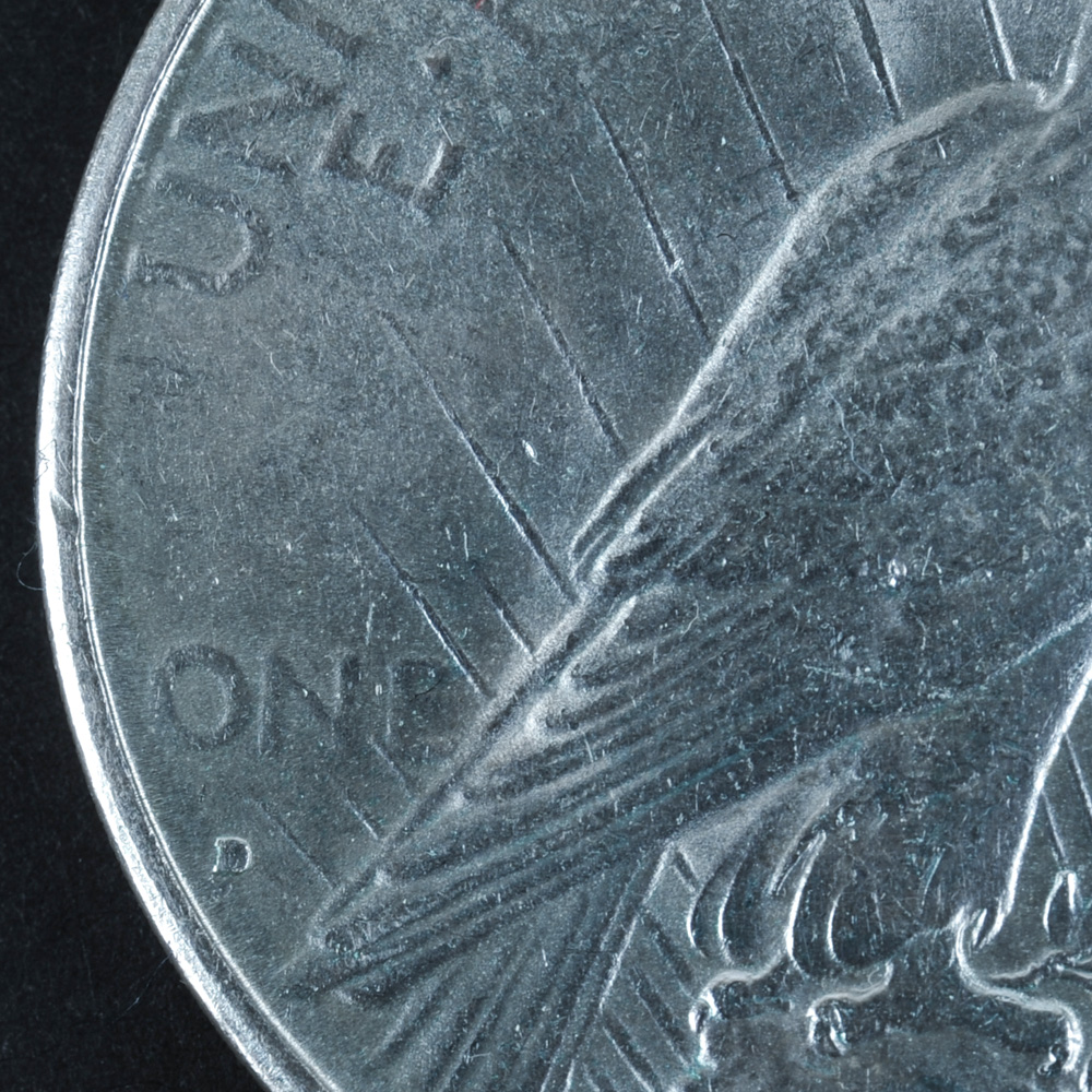 Pair of 1934-D and 1934-S Peace Silver Dollars