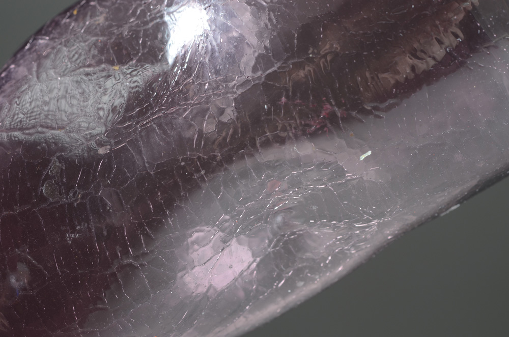 Pair of Blenko Artisan Crackle Tumblers