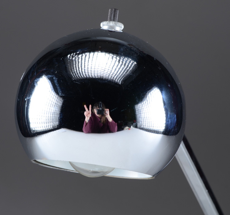 Tensor Eyeball Chrome Desk Lamp