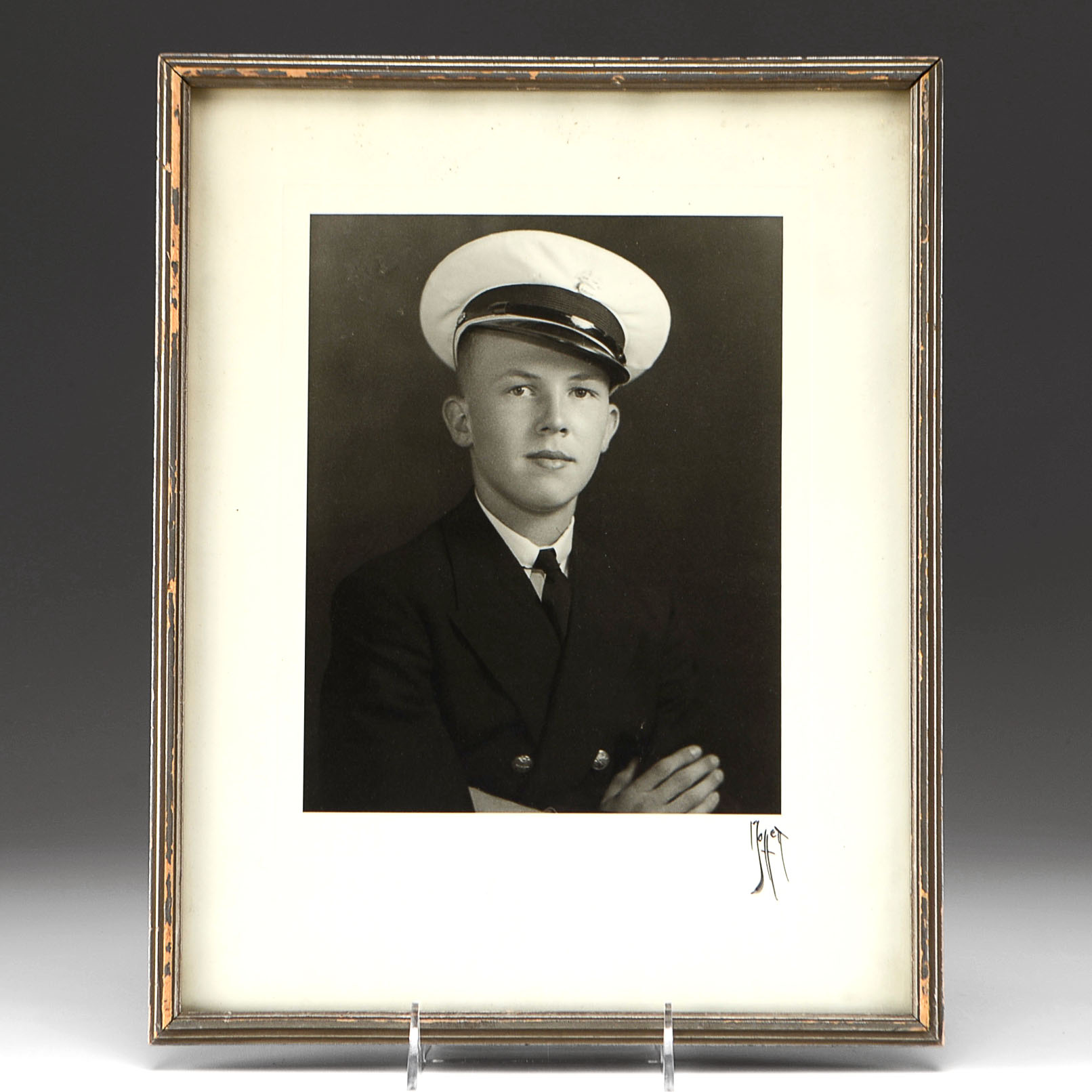 Vintage Military Academy Photograph