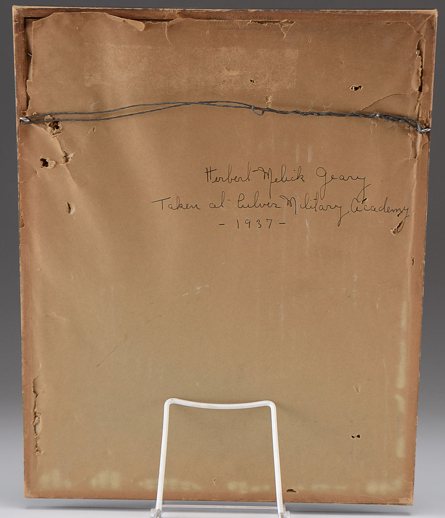 Vintage Military Academy Photograph