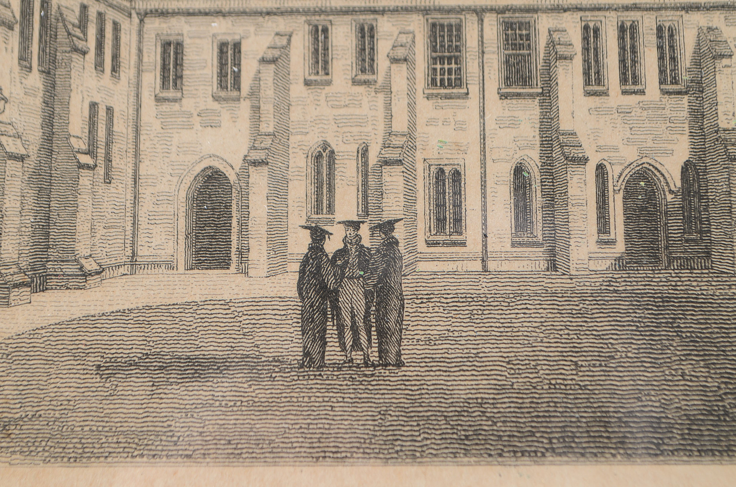 Richard B. Harraden 1810 Engraving "Corpus Christi or Benet College"