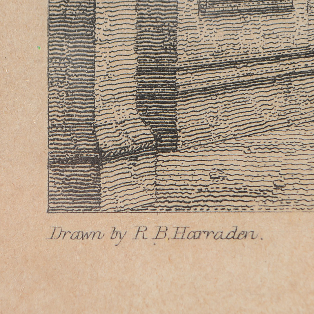 Richard B. Harraden 1810 Engraving "Corpus Christi or Benet College"