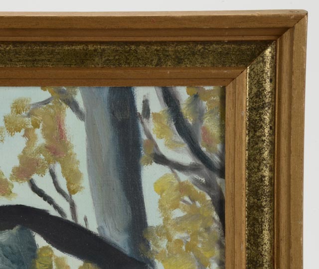 Louise Goetz Original Oil Painting "400 Year Old Roman Catholic Church, Czechoslovakia"