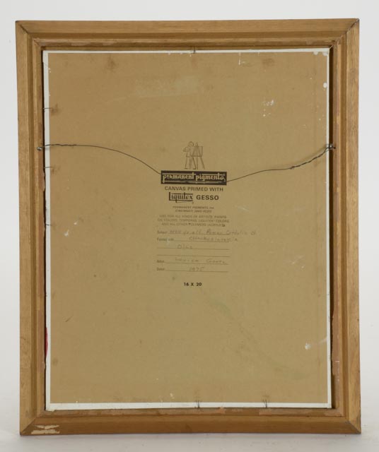 Louise Goetz Original Oil Painting "400 Year Old Roman Catholic Church, Czechoslovakia"