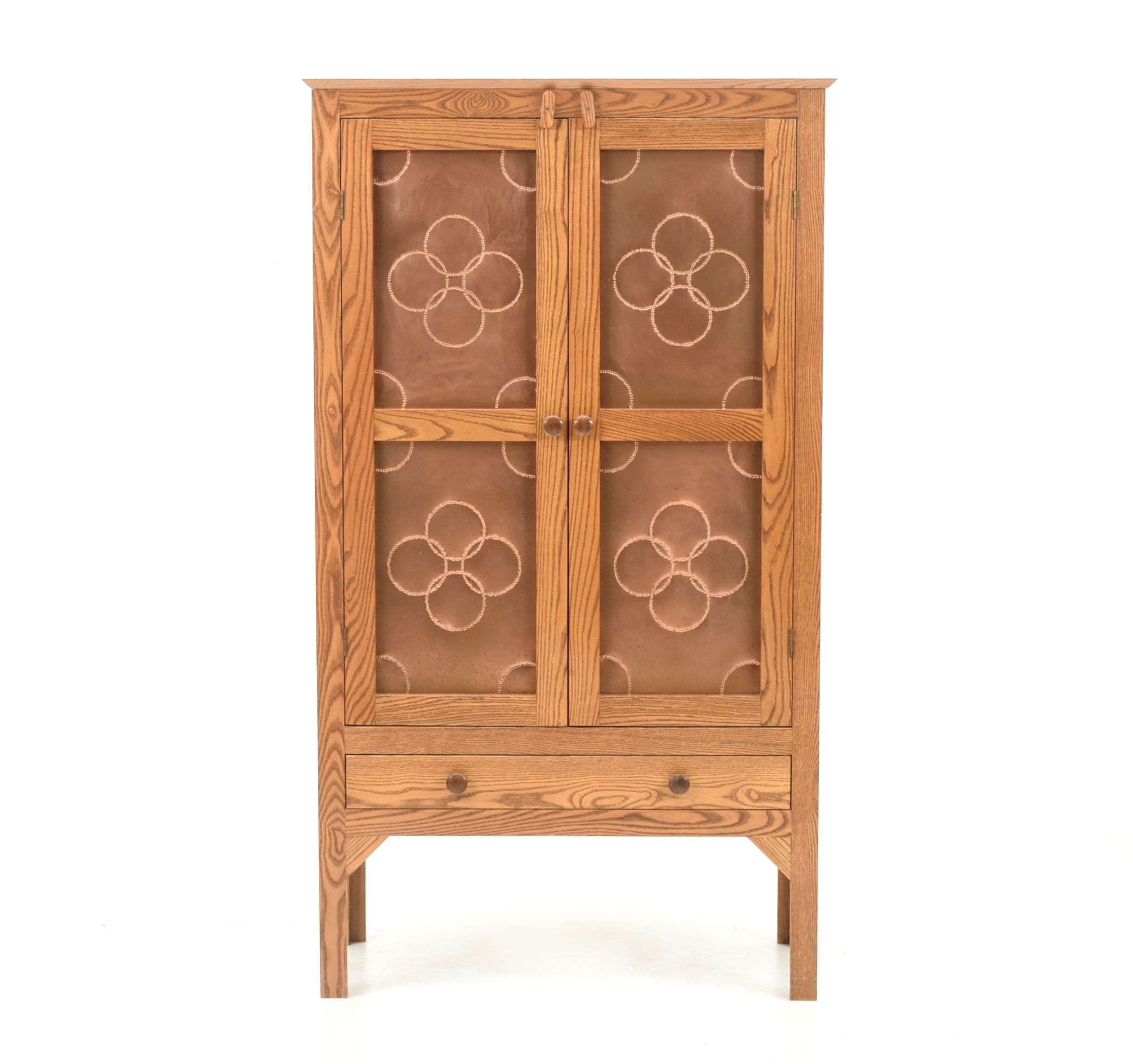 Oak Pie Safe Cabinet
