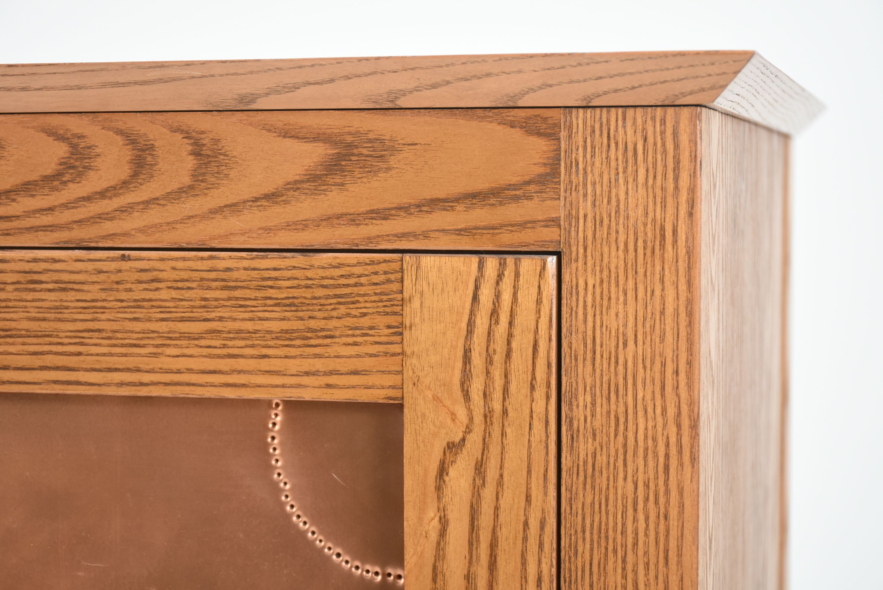 Oak Pie Safe Cabinet