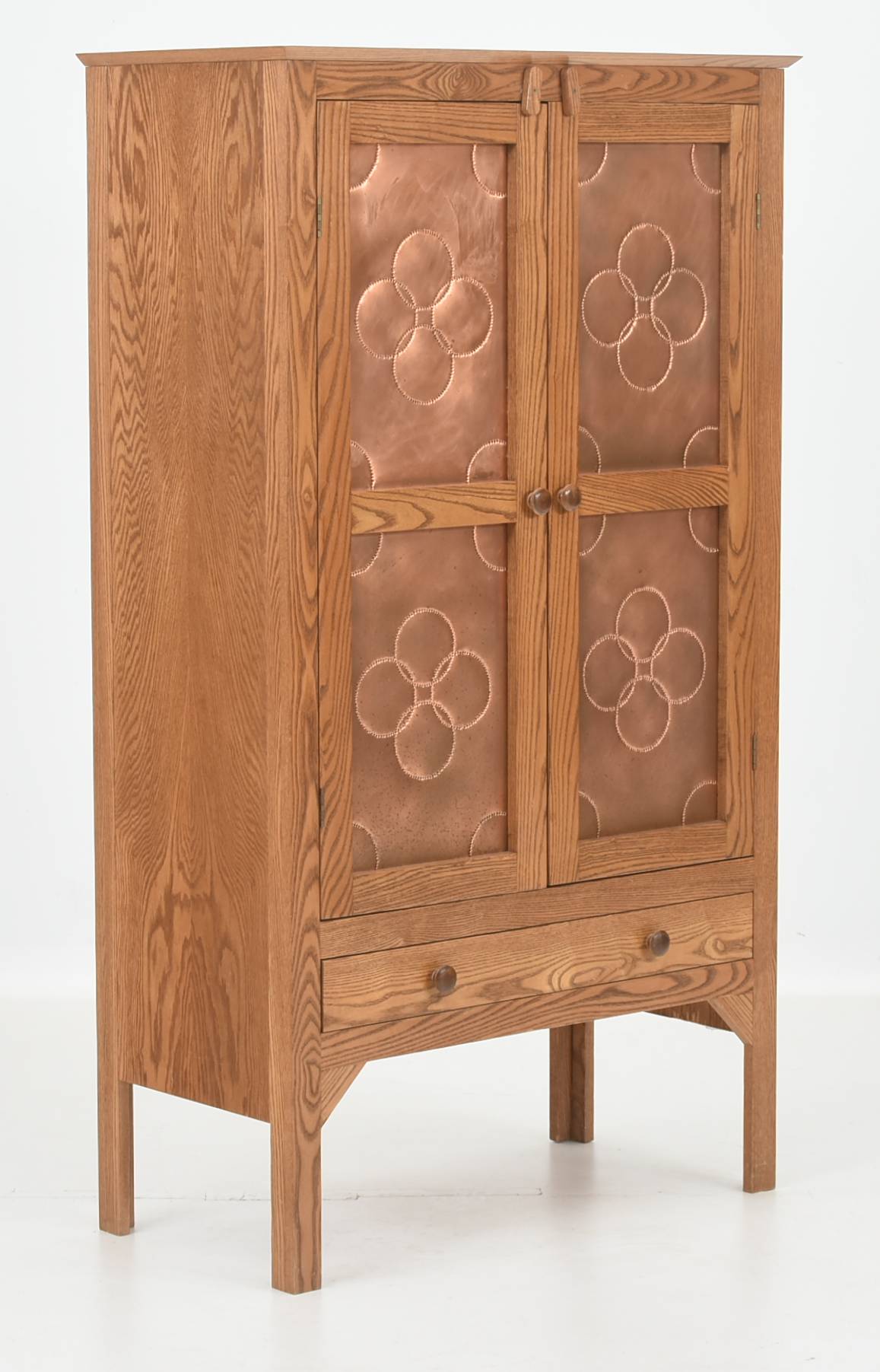 Oak Pie Safe Cabinet