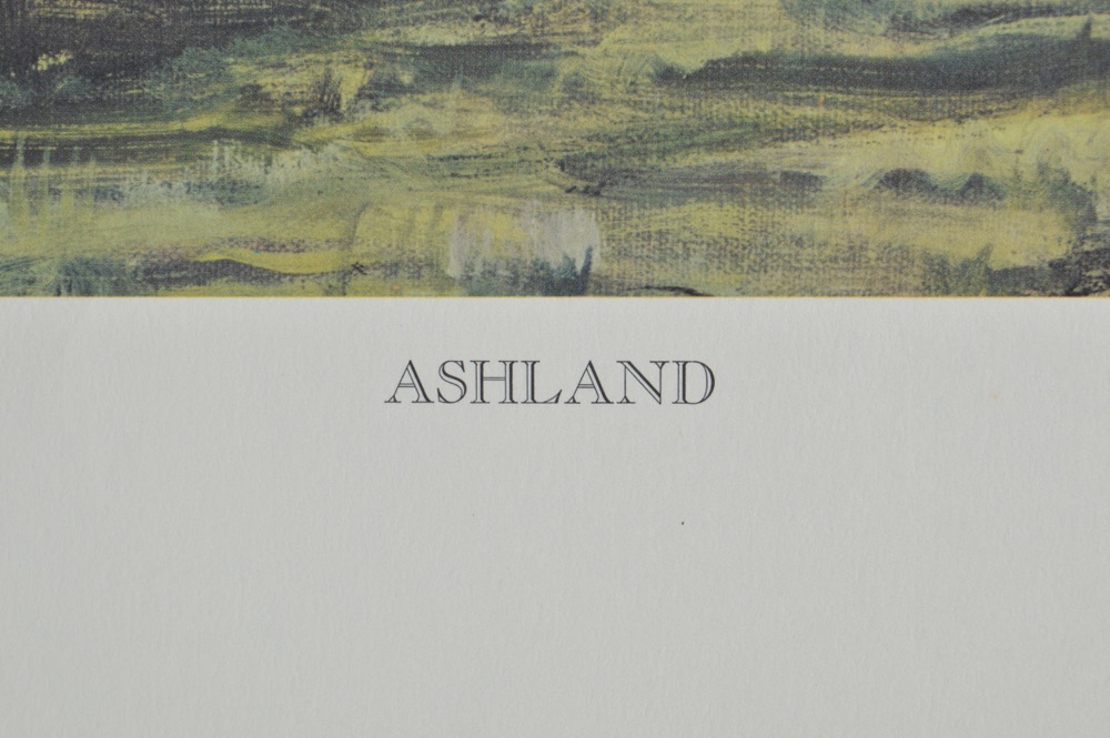 Signed Woody Huston "Ashland" Limited Edition Print