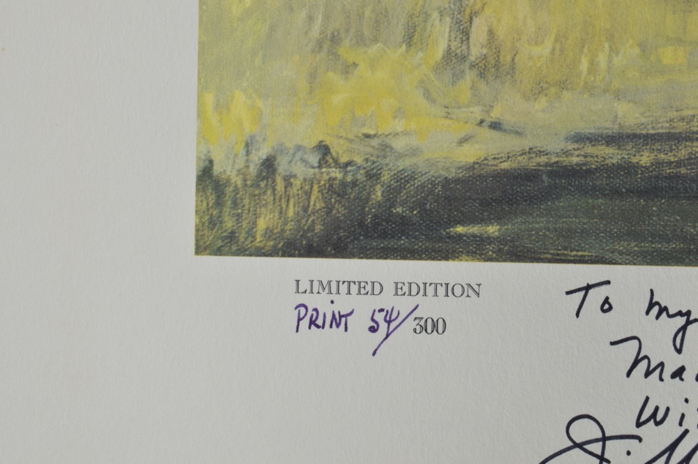 Signed Woody Huston "Ashland" Limited Edition Print