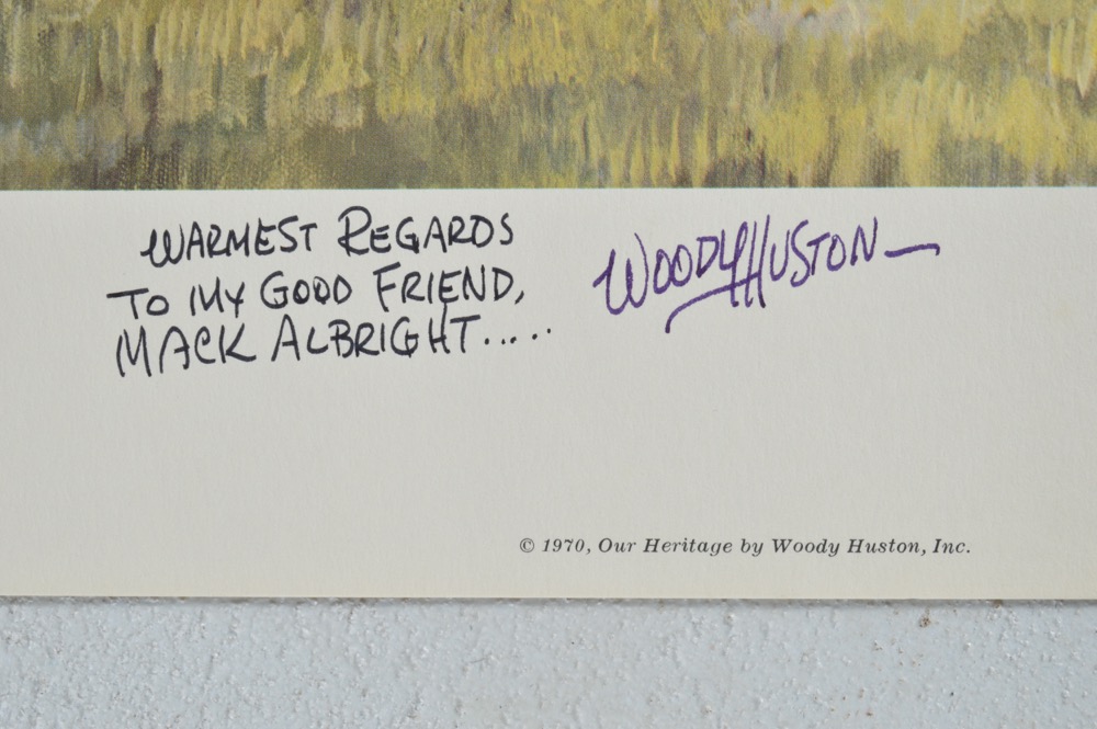 Signed Woody Huston "Helm Place" Limited Edition Print