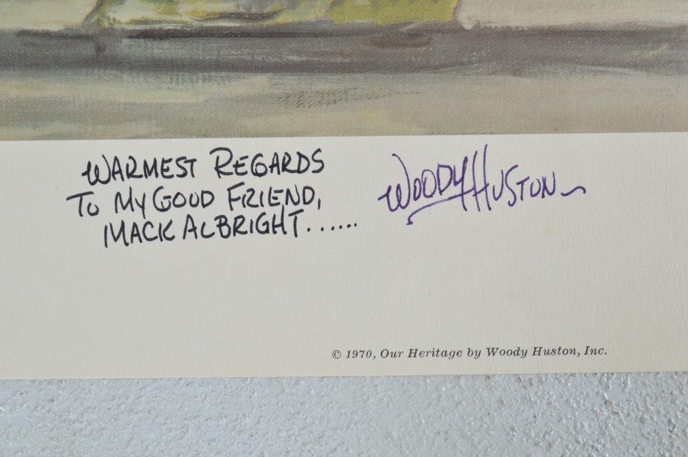 Signed Woody Huston "Botherum" Limited Edition Print