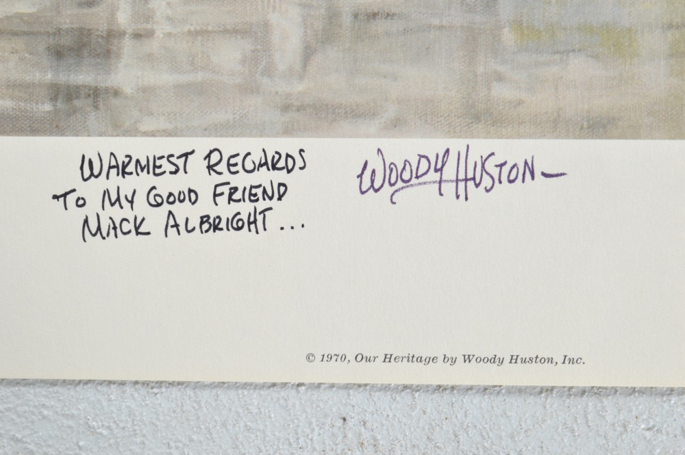 Signed Woody Huston "Hunt-Morgan Home" Limited Edition Print