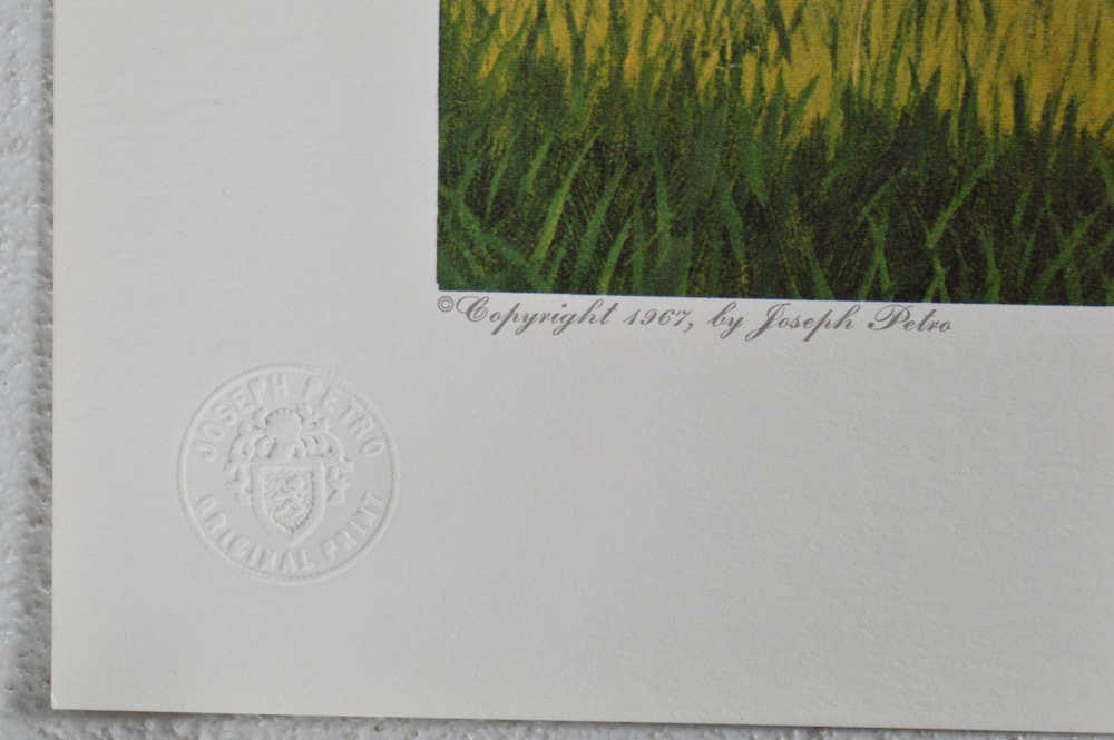 Signed Joseph Petro "From Foal to Finish" Limited Edition Prints