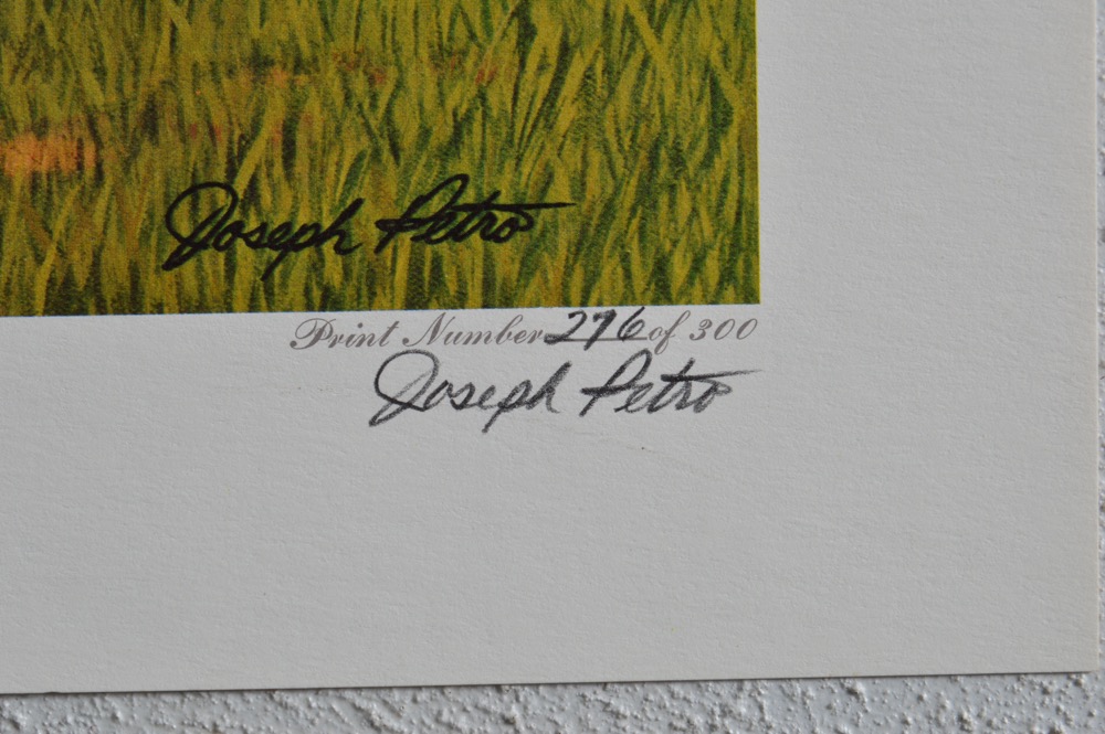 Signed Joseph Petro "From Foal to Finish" Limited Edition Prints