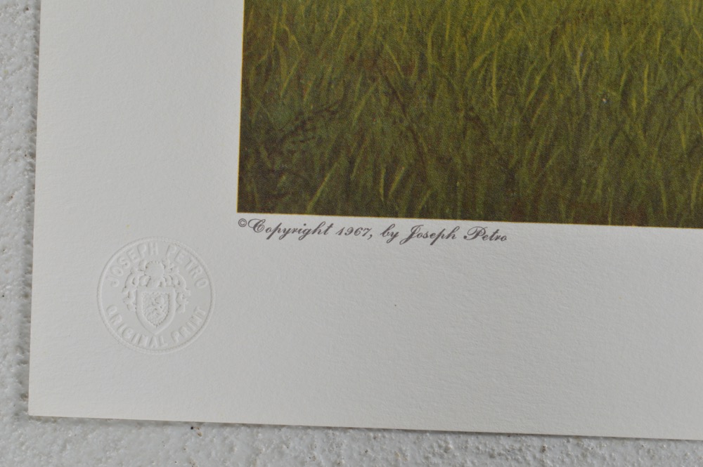 Signed Joseph Petro "From Foal to Finish" Limited Edition Prints
