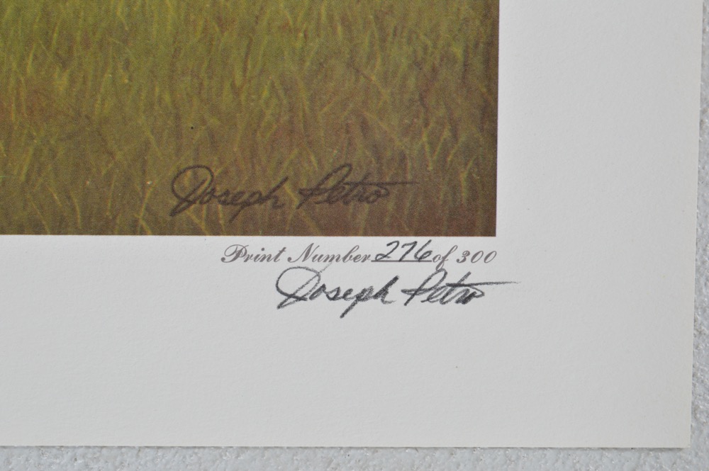 Signed Joseph Petro "From Foal to Finish" Limited Edition Prints