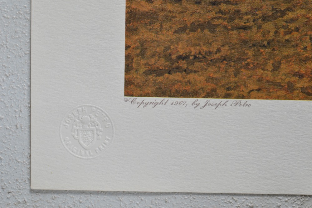 Signed Joseph Petro "From Foal to Finish" Limited Edition Prints