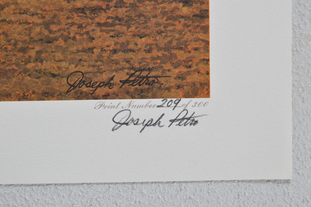 Signed Joseph Petro "From Foal to Finish" Limited Edition Prints