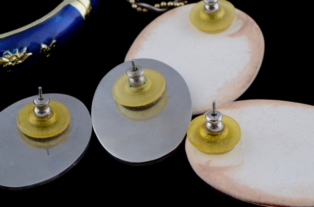 Collection of Costume Earrings, Bracelets and More