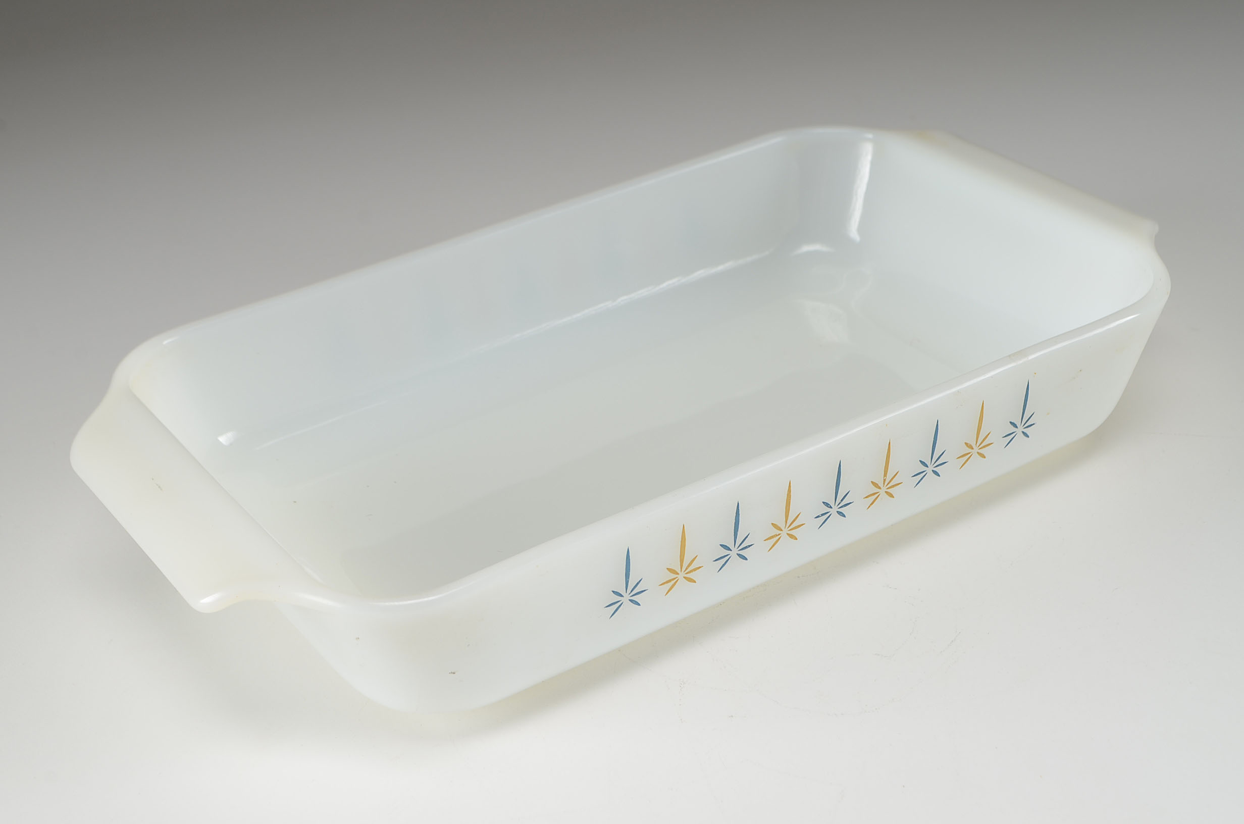 Anchor Hocking Fire-King Glass "Candle-Glow" Baking Pans