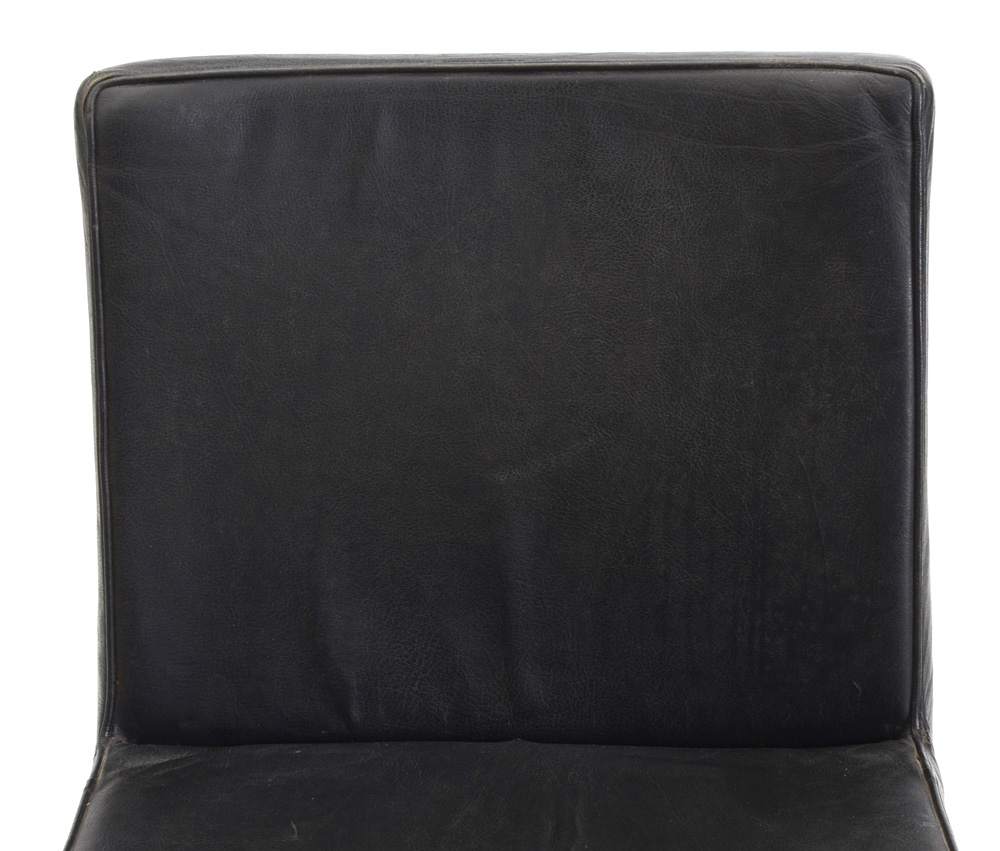 Pair of GF Leather Side Chairs