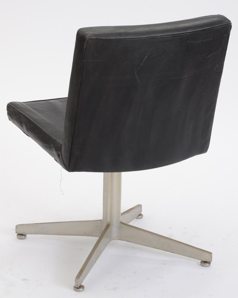 Pair of GF Leather Side Chairs