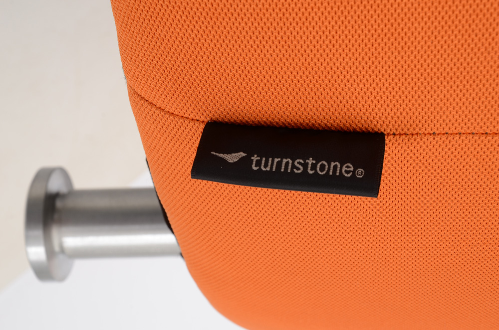 Turnstone Orange Modernist Footstool