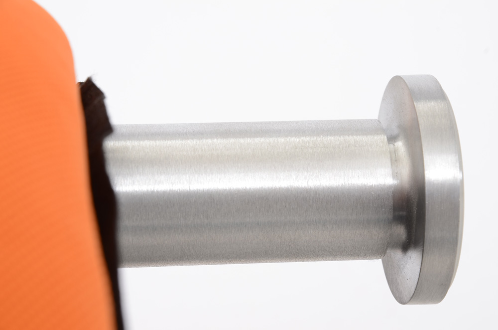 Turnstone Orange Modernist Footstool