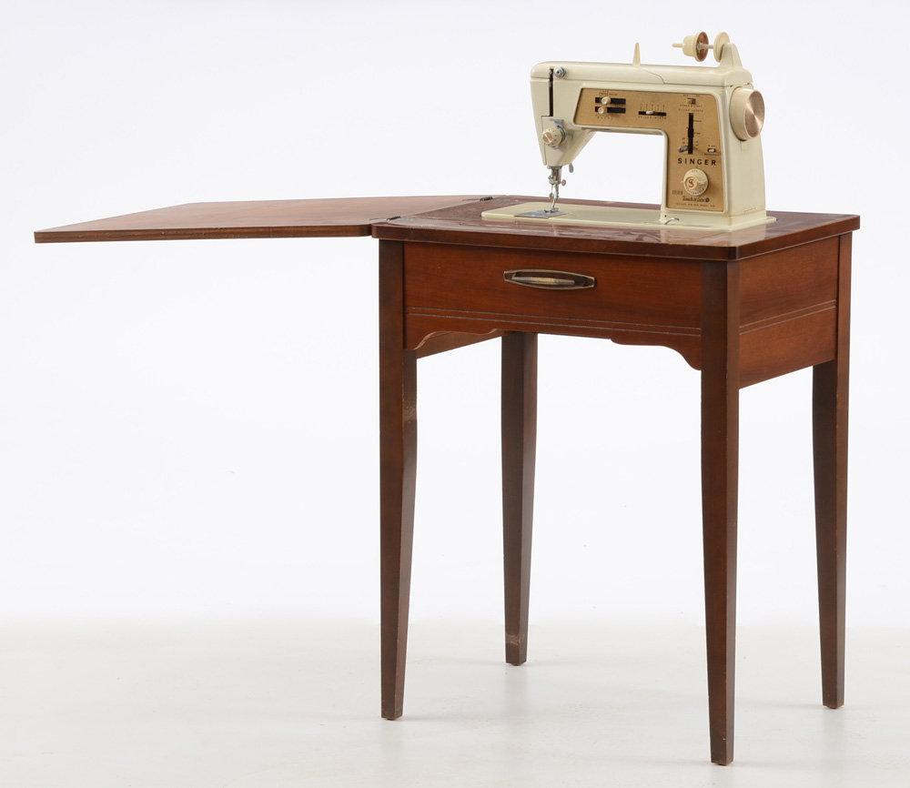 Vintage Singer Sewing Machine Table