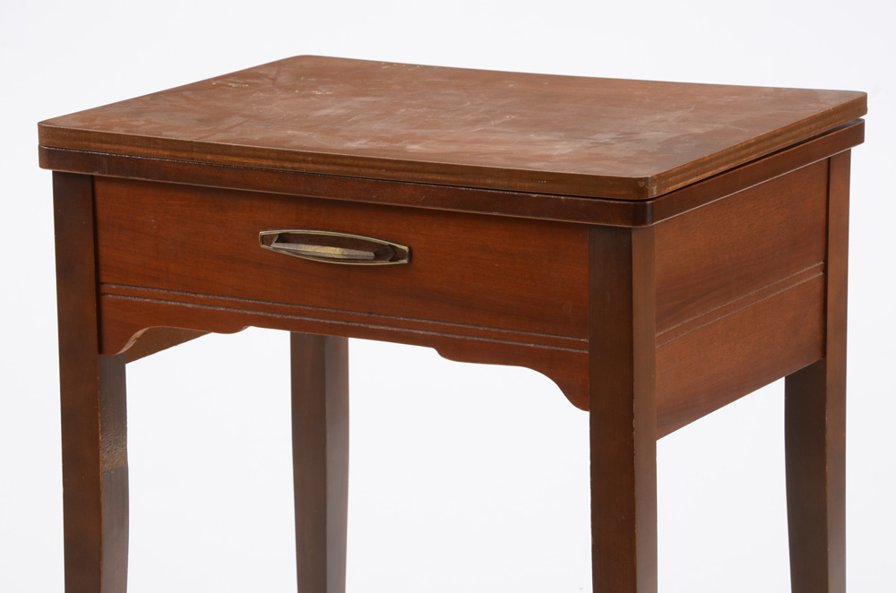 Vintage Singer Sewing Machine Table