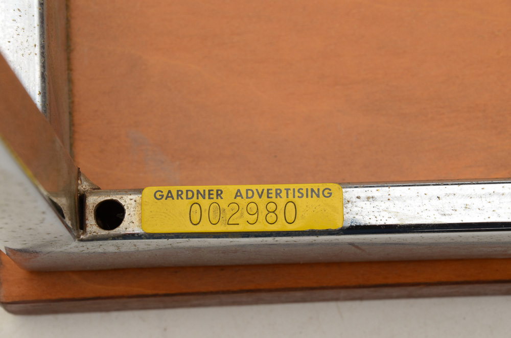 Florence Knoll Style Rosewood and Chrome End Table