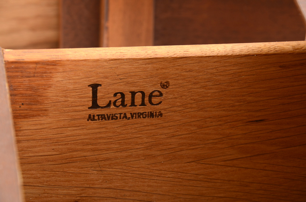 Pair of Two Walnut End Tables by Lane