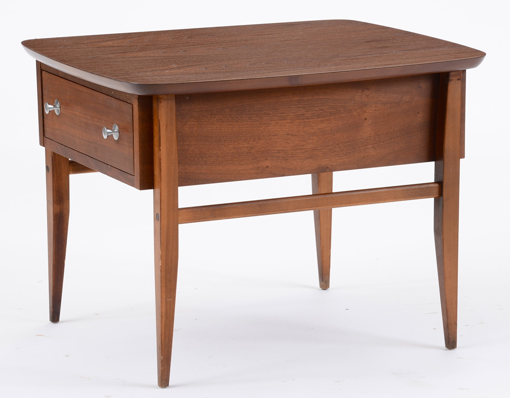 Pair of Two Walnut End Tables by Lane